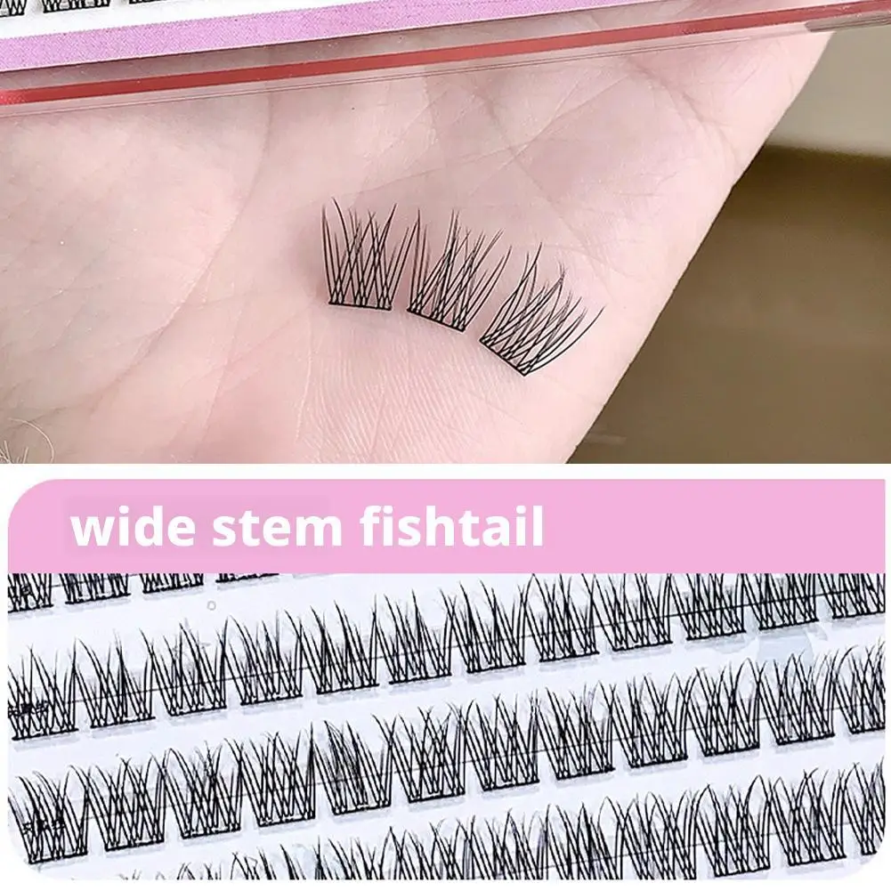 무접착 한국 스타일 가짜 속눈썹 스파이스 걸 아이 메이크업 내추럴 소프트 해바라기 속눈썹 DIY 풍성한 속눈썹 연장 메이크업