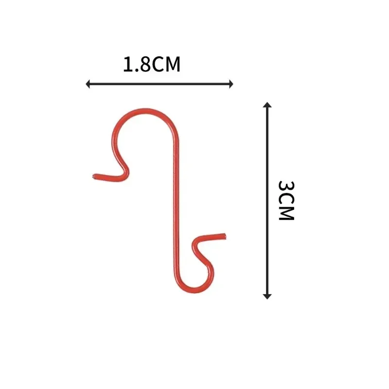 Colorful Christmas Ornament Hooks 6