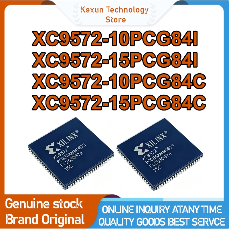 5PCS XC9572-10PCG84I XC9572-15PCG84I XC9572-10PCG84C XC9572-15PCG84C PLCC84 IC chipset New Original in stock