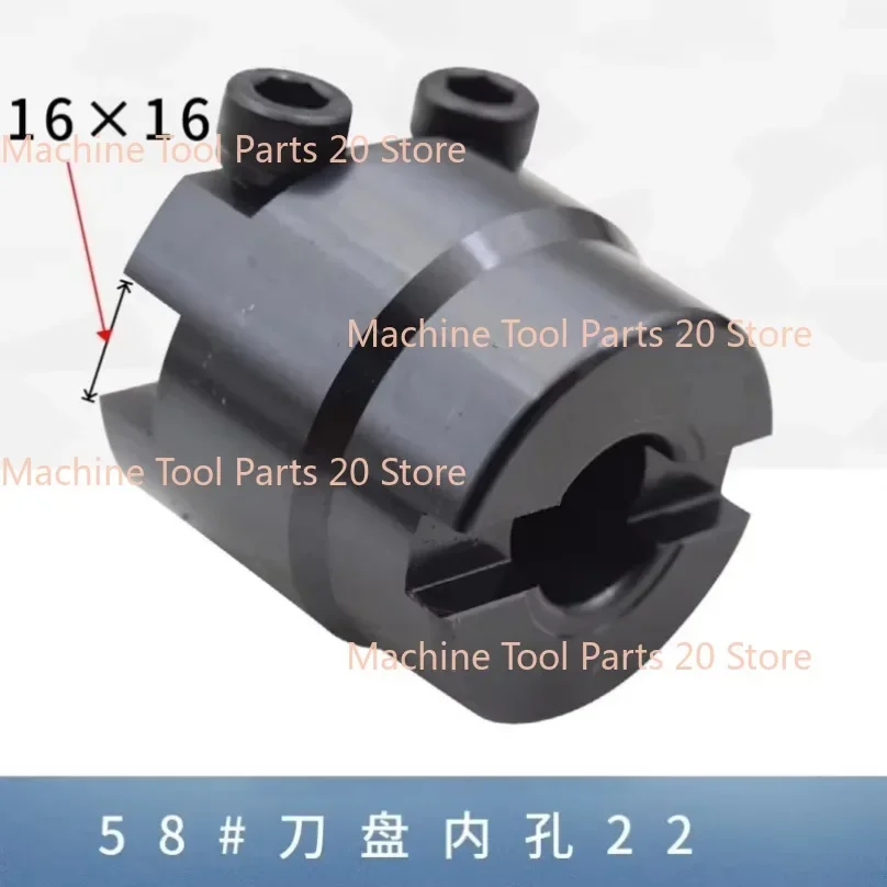 Adjustable End Face Milling Cutter 58# Mohs/BT/NT40 Flat Cutter Fly Noodles Glossy FMB22-58# Cutterhead 1PC