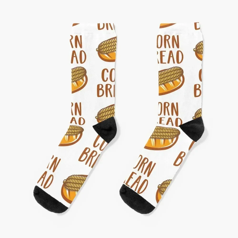 Corn Bread Funny Cornbread Lover Quotes Socks FASHION sports and leisure Stockings compression Children's Socks For Women Men's