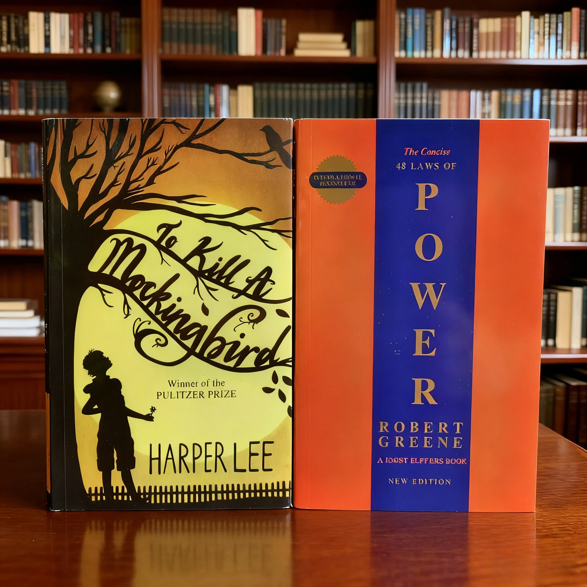 

《The Concise 48 Laws Of Power》+《To Kill a Mockingbird》The core law of power game Must-read books for teenagers' growth As gift