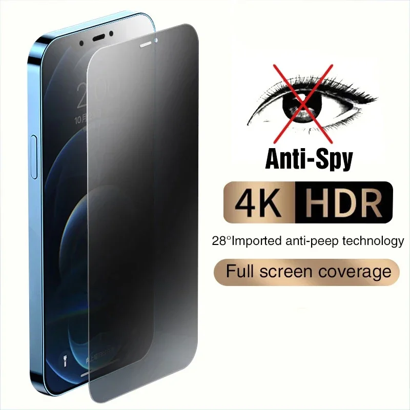 For vivo V30 V29e V27e V25 V25e V23 V23e V21e Lite Anti-Spy Anti Peeping Privacy Protection Tempered Glass Screen Protector Film