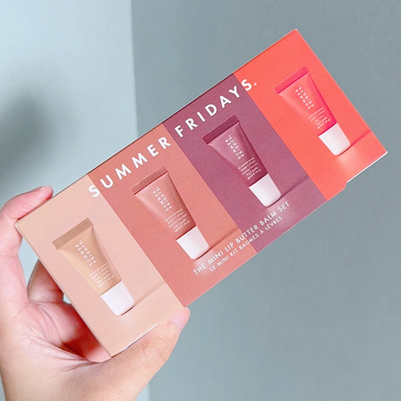 Summer Fridays Lip Balm Moisturizing Mirror Lip Gloss Lip Vanilla Pink Sugar Coffee Cake Smell Lipstick Transparent Oil Makeup