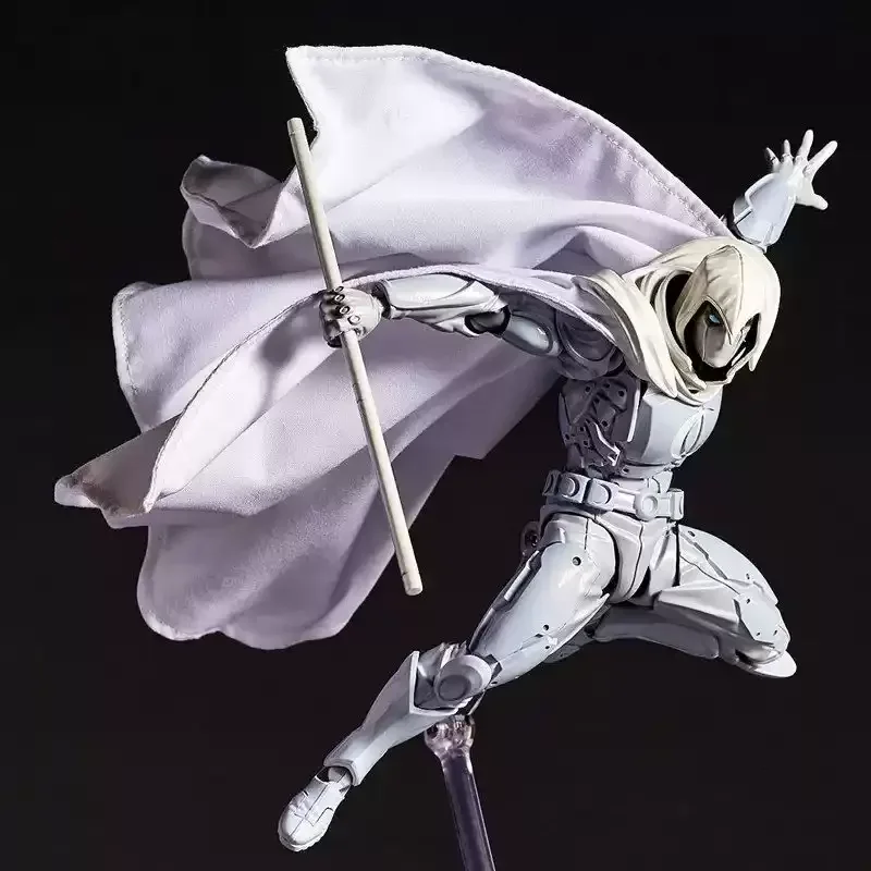 in Stock Kaiyodo Amazing Yamaguchi Moon Knight Cloak ML Super Hero Men Soldier Long Cape Action Figure Collectible Toy Gifts