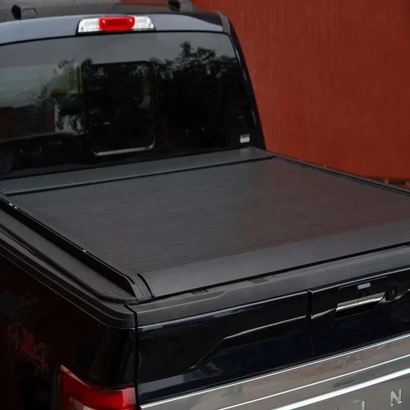 Aluminum Retractable roller shutter electric tonneau cover truck Bed Cover For chevy silverado 1500