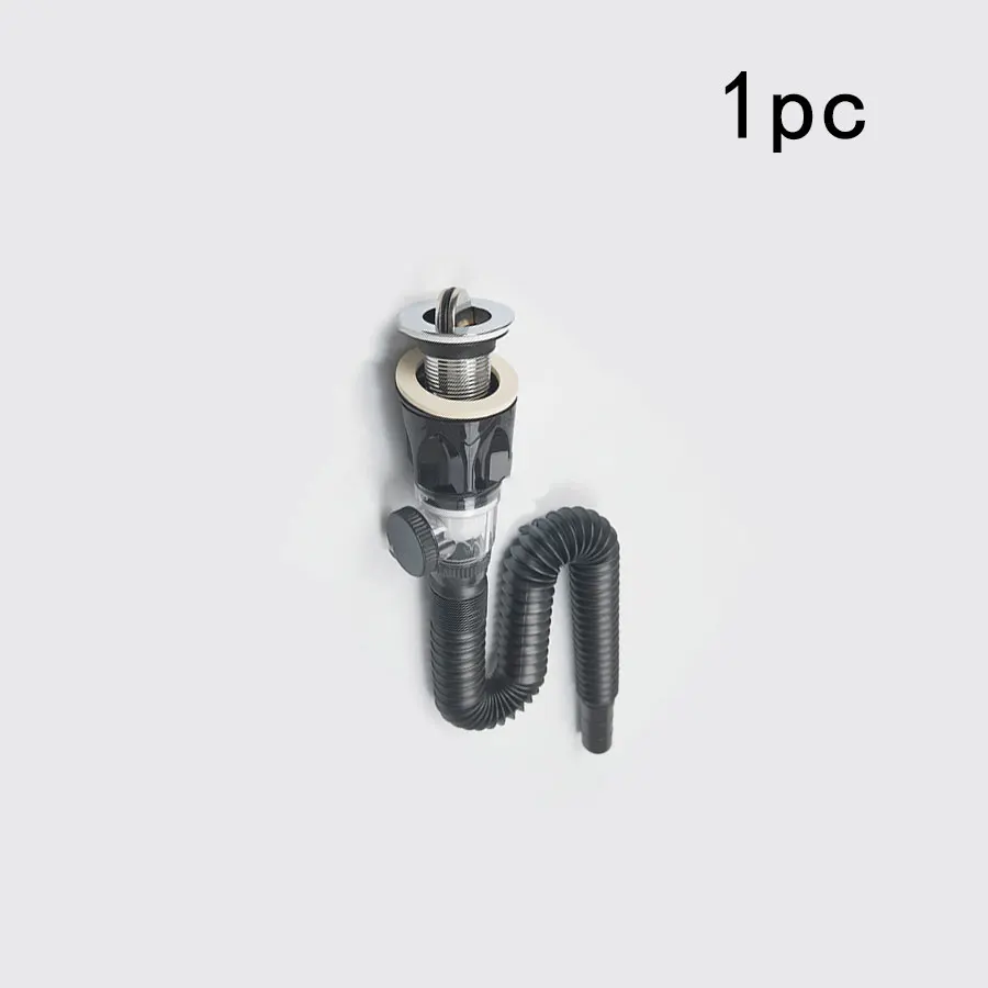 Anti odor drainage pipe washbasin wash basin anti odor horizontal drainage pipe basin drain complete set of accessories