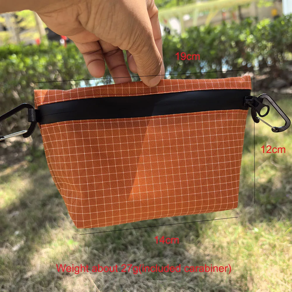 UHMWPE 27g Ultralight Purse Key Card Bag Waterproof Outdoor Wallet Passport Holder Cash Pouch Coin Storage Bag For Travel Hiking