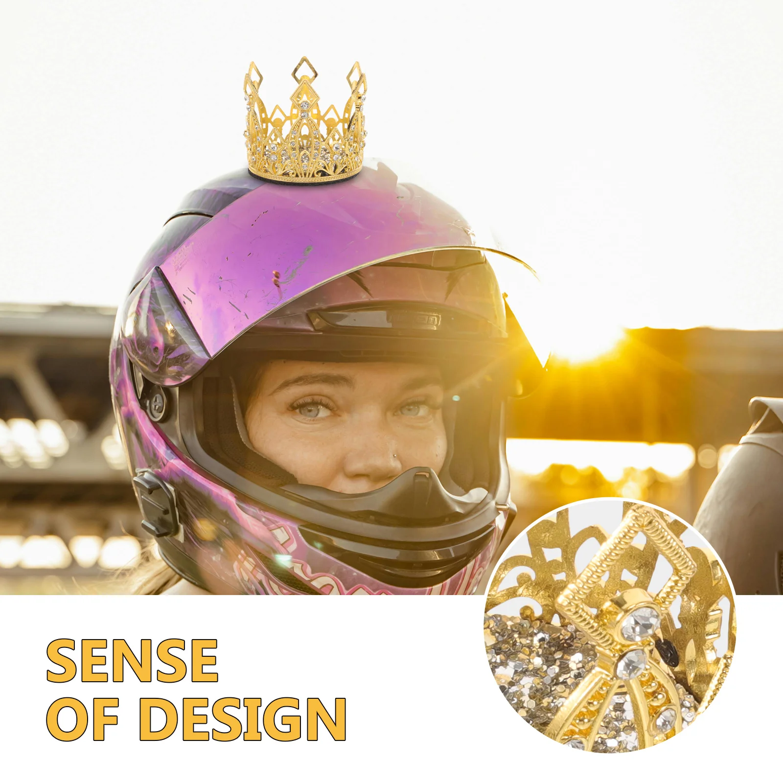 

Motorcycle Decoration Removable Stylish Accessory For Women Scooter Decor Motorcycle Accessories