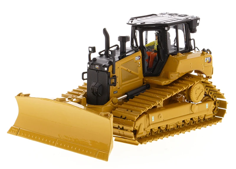 DM 1/50 D6 XE LGP Track-Type Tractor Dozer with VPAT Blade - High Line Series 855554 By Diecast Masters For Collection Gift