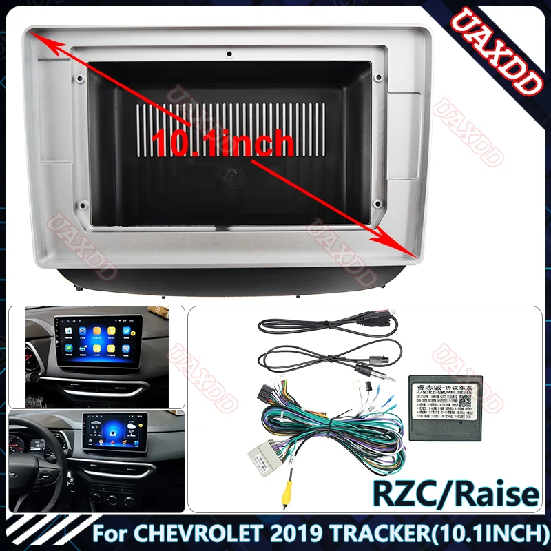 For CHEVROLET 2019 TRACKER 10.1INCH Car CD DVD MP3 Radio Android stereo Harness screens navigation dashboard cable frame canbus