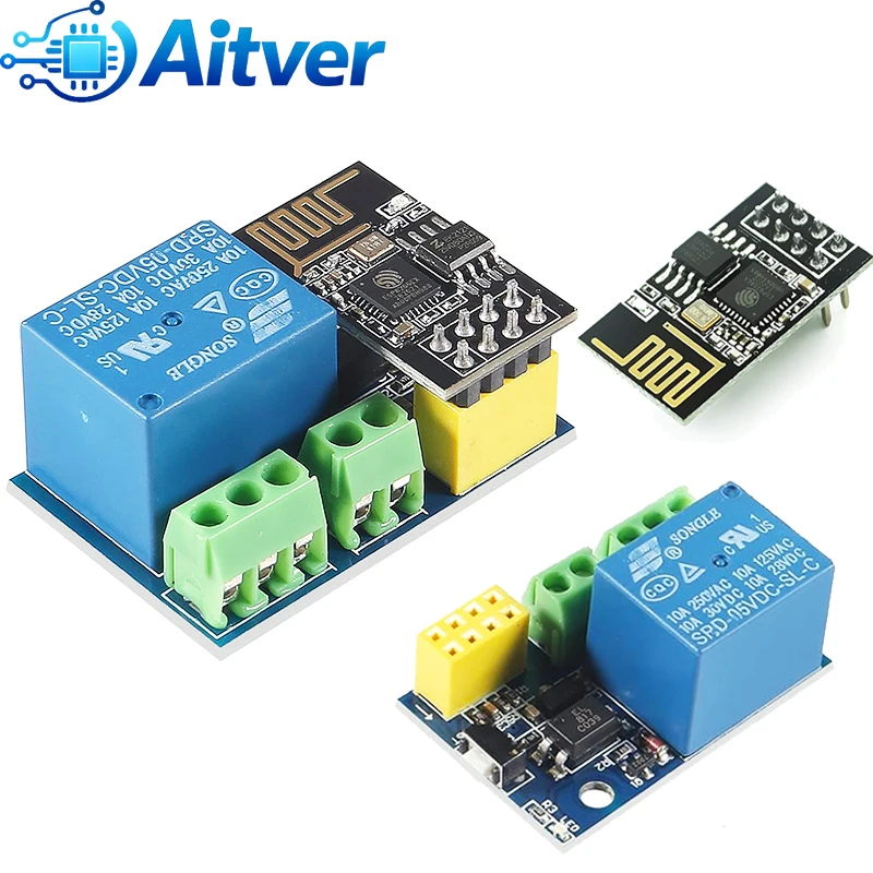 ESP8266 ESP01S WiFi Relay Module 5V Smart Home Remote Control Switch Wireless Control Board for Phone and IoT Projects