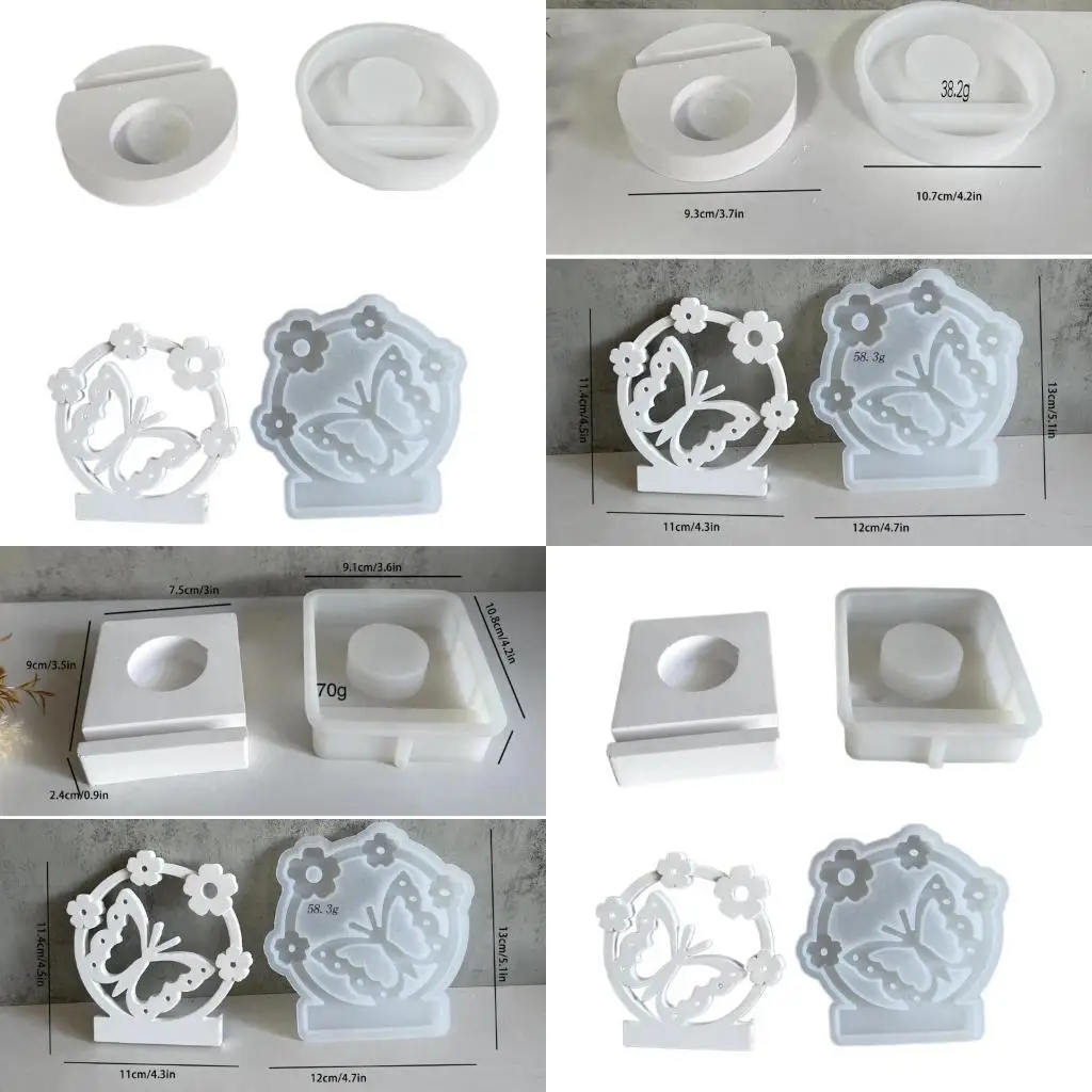 

J78F Butterfly Accessories Mold DIY Epoxy Resin Jewelry Making Molds Silicone Moulds