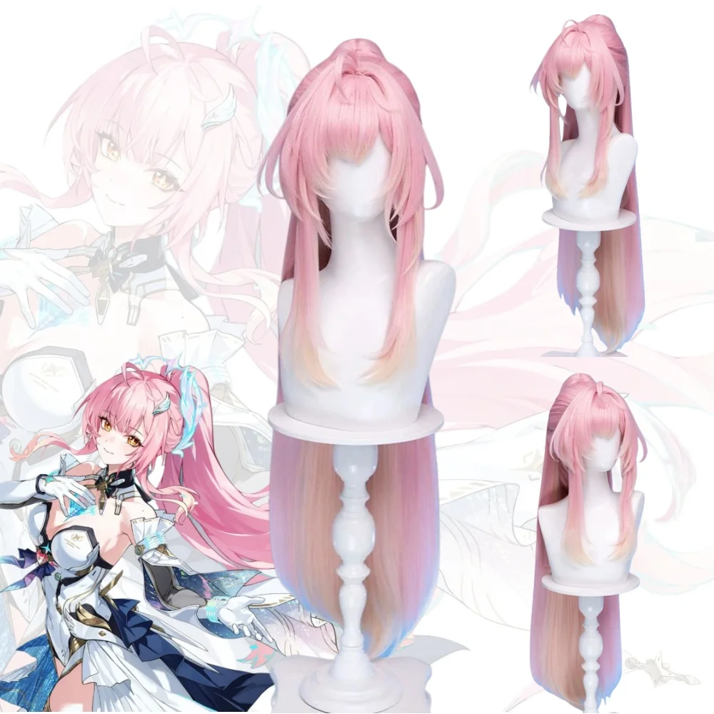 

Парик Aemeath для косплея, сетчатый, в стиле аниме и игры Wuthering Waves, реквизит для Хэллоуина