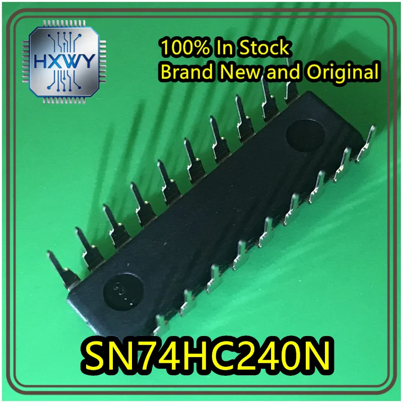 10/50 pieces SN74HC240N SN74HC240 DIP20 Octal Inverting Tri State Buffer IC New Original Stock
