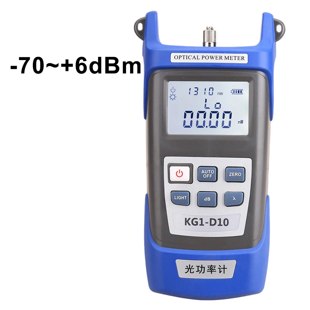 

Портативный оптический измеритель мощности KG1 с поддержкой 9 основных длин волн, включая 1310 нм, 1490 нм, 1550 нм и 1577 нм, для тестирования GPON