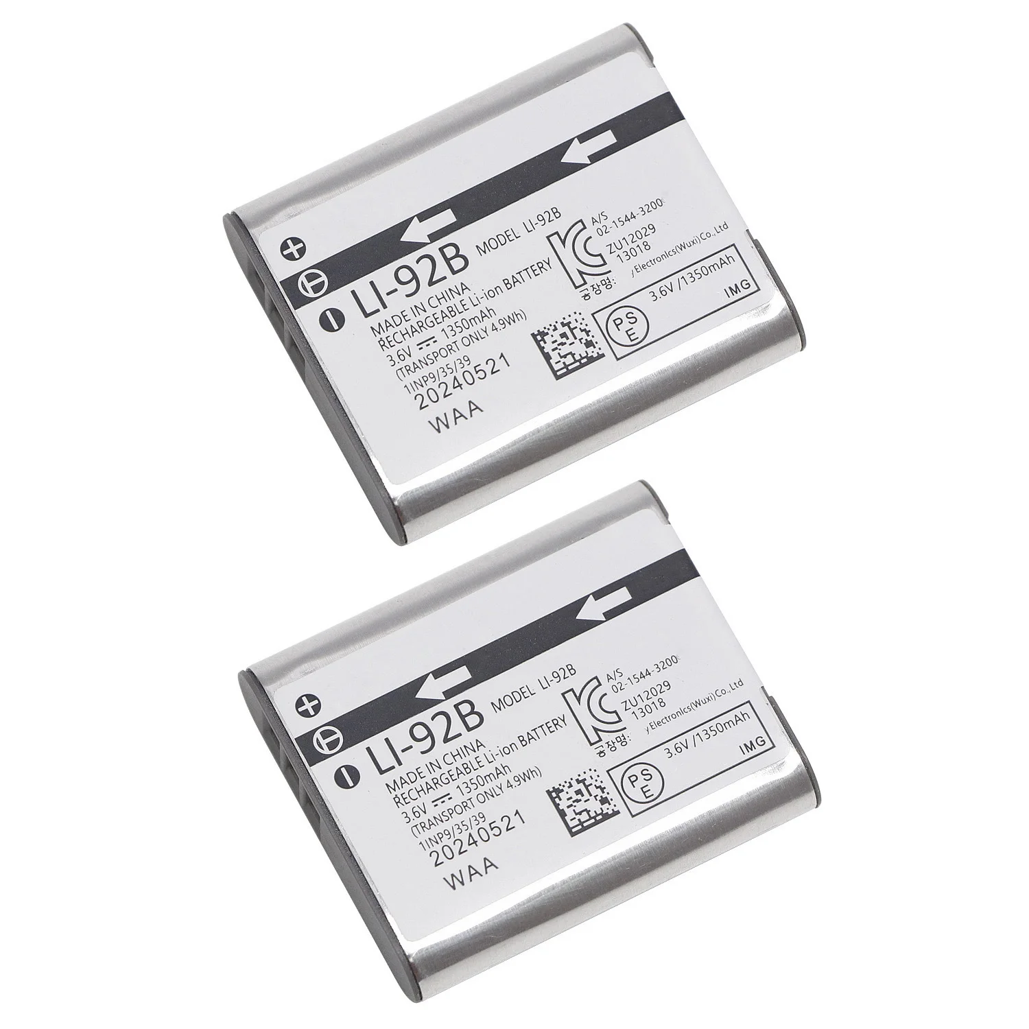 Genuine Li92B Li-92B Battery for Olympus Li-90B Tough TG-4 TG-6 TG-5 TG-2 TG-1 IHS SH-1 SH-2 SH-60 SH-50 IHS, SP-100 XZ-2 iH