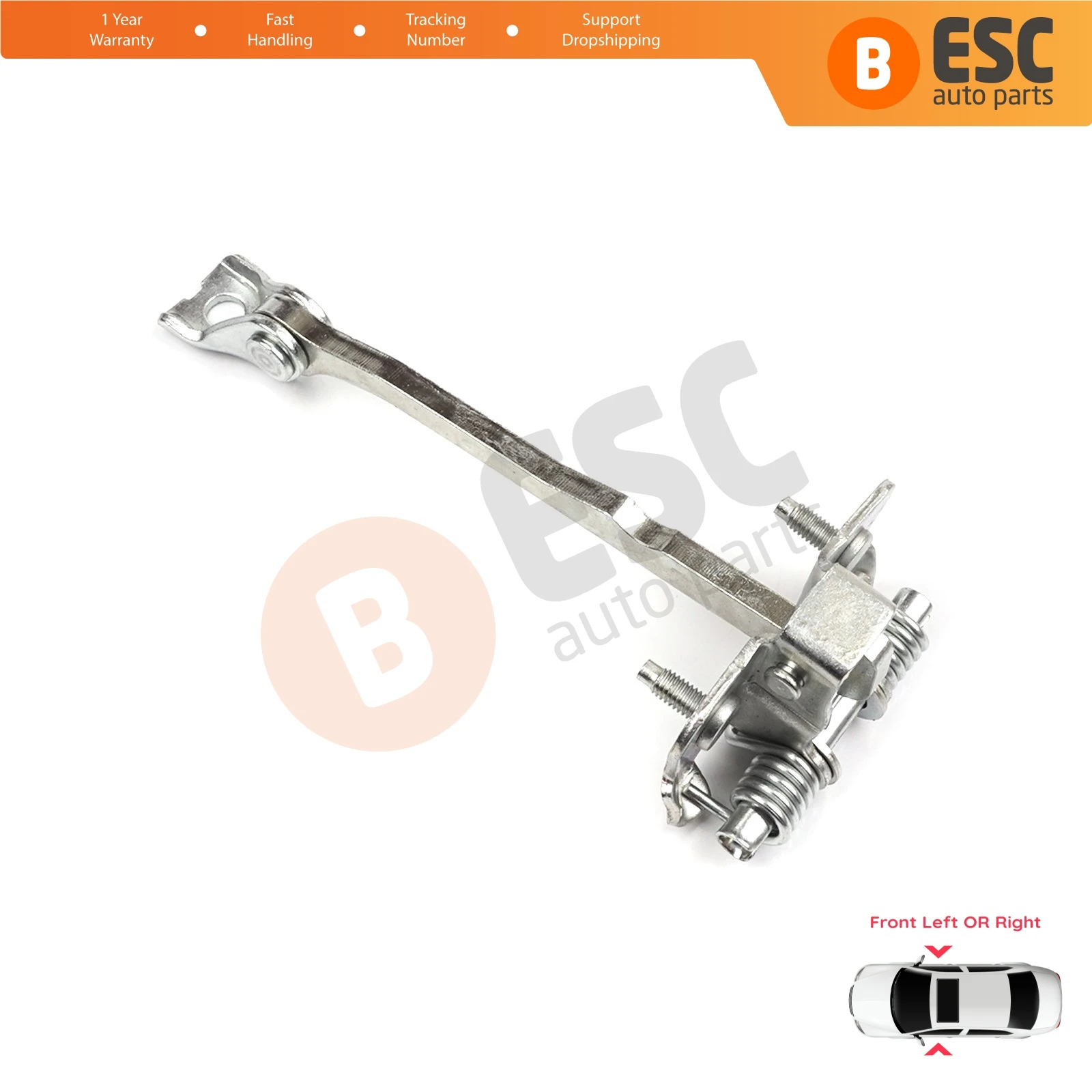 

EDP1255 Front Door Catch Hinge Brake Stop Check Limiter 804300242R for Renault Trafic MK3 Talento Opel Vivaro B NV300 Primastar