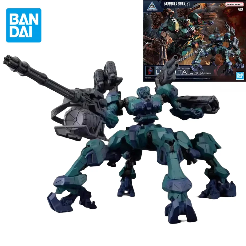 

Bandai Original Anime Figure 30MM 1/144 ARMORED CORE VI LIGER TAIL/G1 MICHIGAN Action Figure Toys for Kids Gift