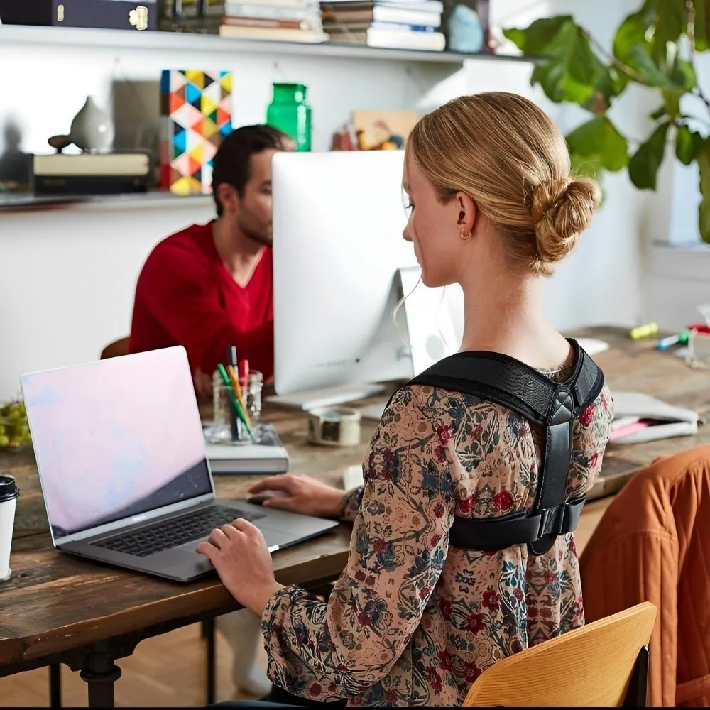 

Comfortable Posture Corrector Easy To Wear Lightweight Neck Hump Corrector Adjustable Breathable Back Support Straightener