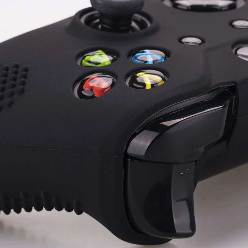 Studded Silicone Cover Skin Case For Microsoft  One X &  One S Controller X 1 With Pro Thumb Grips 8 Pieces