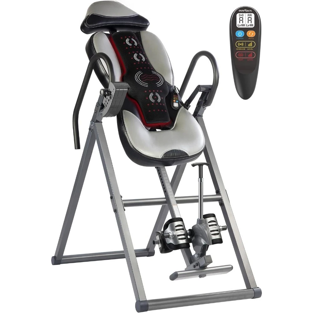

US Shipping Inversion Table with Heat and Massage Therapy for Back Pain Relief