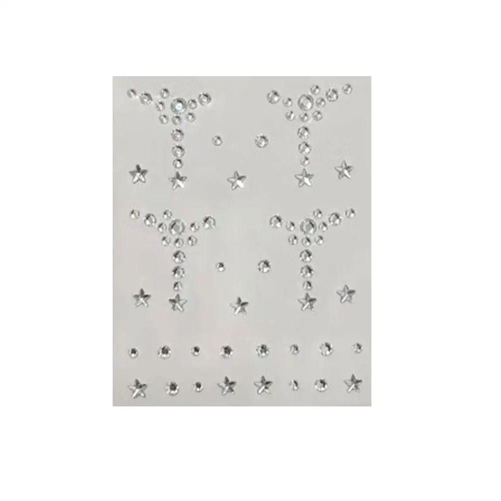 Coreano Diy ojos cara autoadhesivo pegatinas de diamantes falsos belleza joyas para el cuerpo pegatinas de Festival tatuaje temporal arte de diamante E1v7