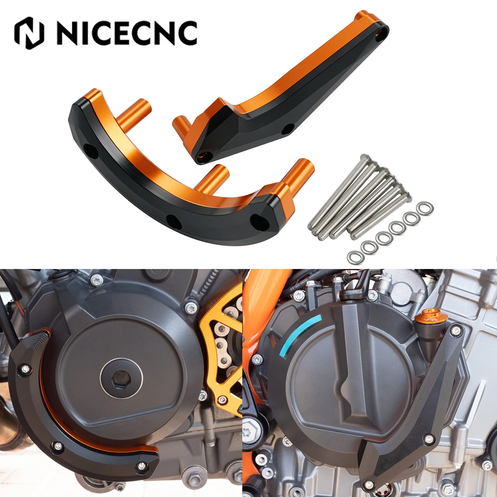 ل KTM 890 Duke/R 2020-2023 NICECNC محرك مخلب المولد غطاء حماية 790 Duke 18-23 890 Duke 890 Duke R 2020 2021 2022 2023