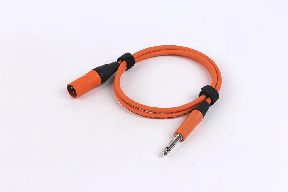 6,35 mm TS-Stecker auf 3-poliger XLR-Stecker/Buchse, Verbindungs-Audio-Verlängerungskabel für MIC Active Speakers, Bühnen-DJ-Studio-Audiokonsole – Detail 5