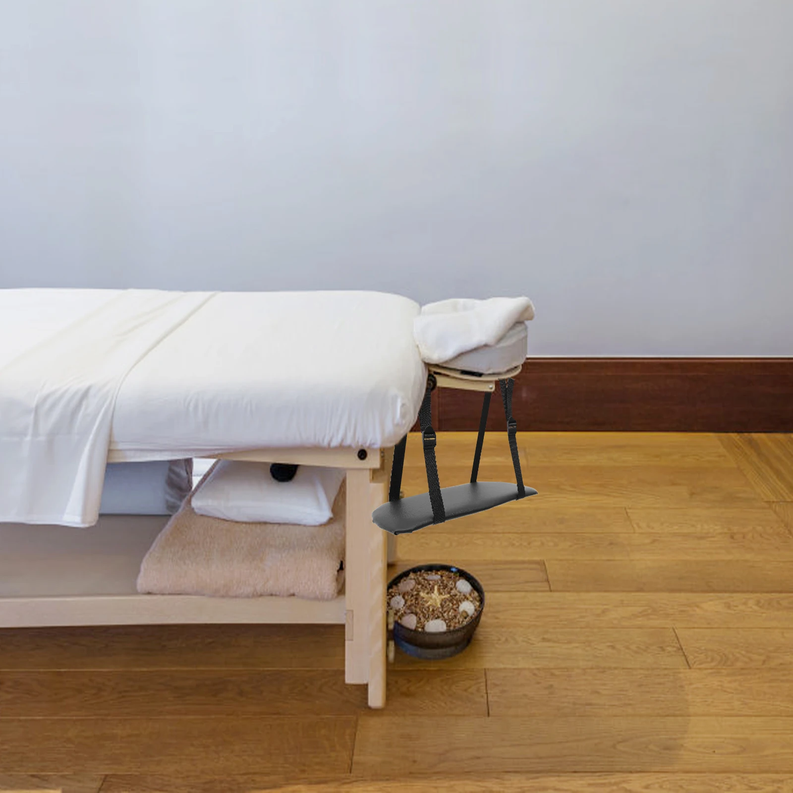 

Universal Arm Rest Support for Massage Beds Lightweight PU Material Quick Setup Comfortable Arm Rest Pad for Grooming and Hair