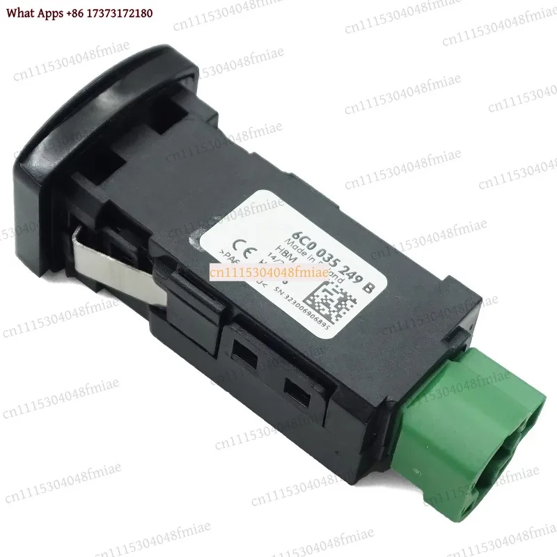 k3 USB AUX IN Socket For Golf Convertible Polo Sharan Multivan Scirocco Alhambra 6C0035249B