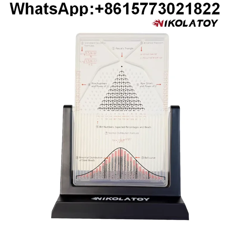 

NIKOLATOY board model ornament mathematical teaching aid, normal distribution model toy
