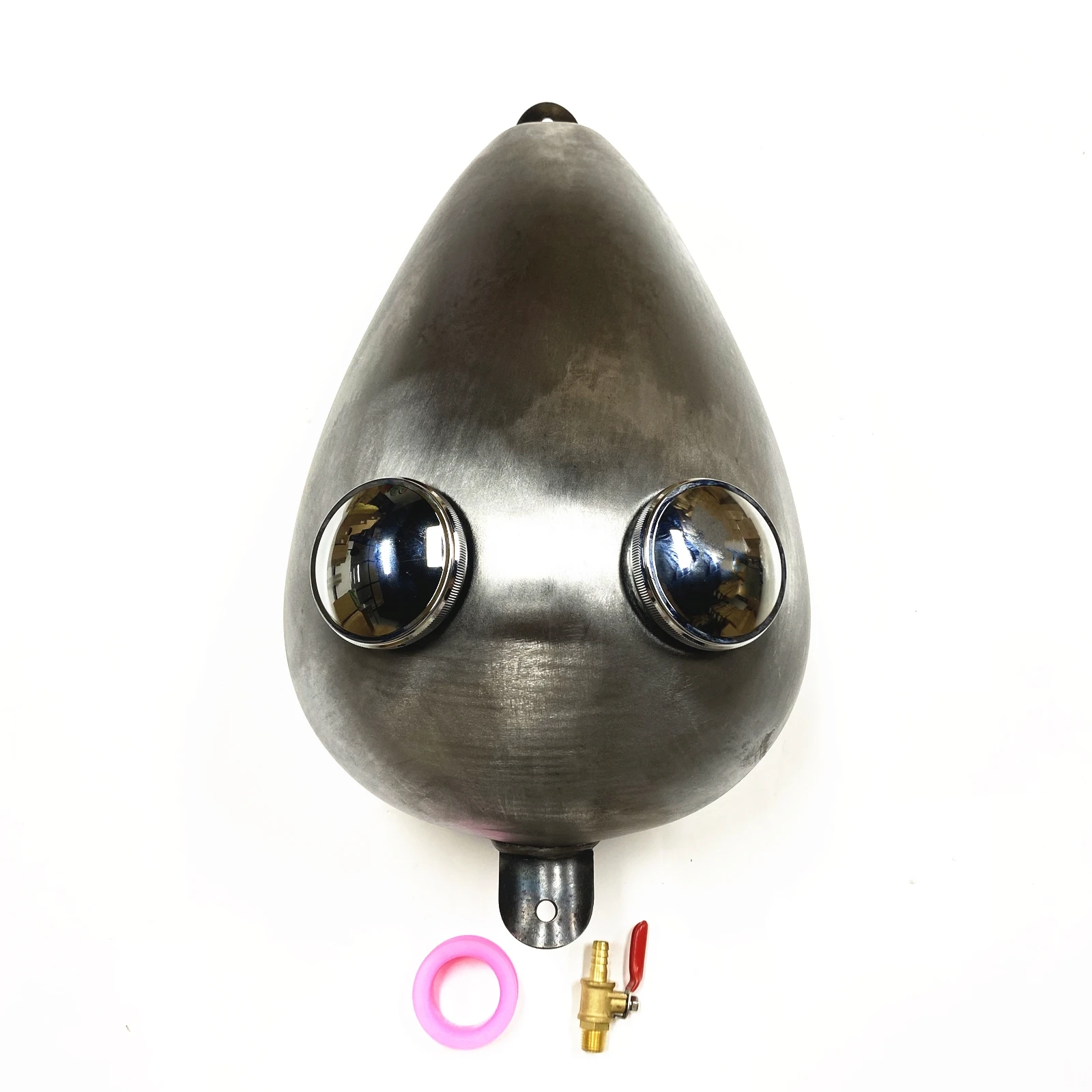 Universal For All Motorcycle 9L Iron Motorcycle Gas Fuel Tank Retro Vintage with Oil Tank Cap Cover