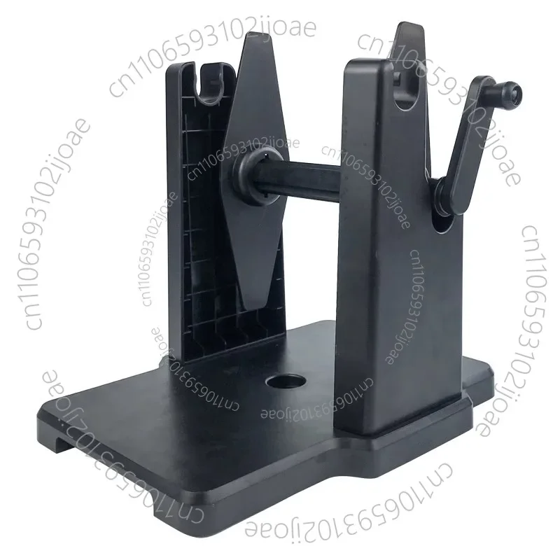 Large Roll Label Holder Manual Winding Bracket Universal Manual Crank Label Rewinder Printer External Barcode Paper Holder