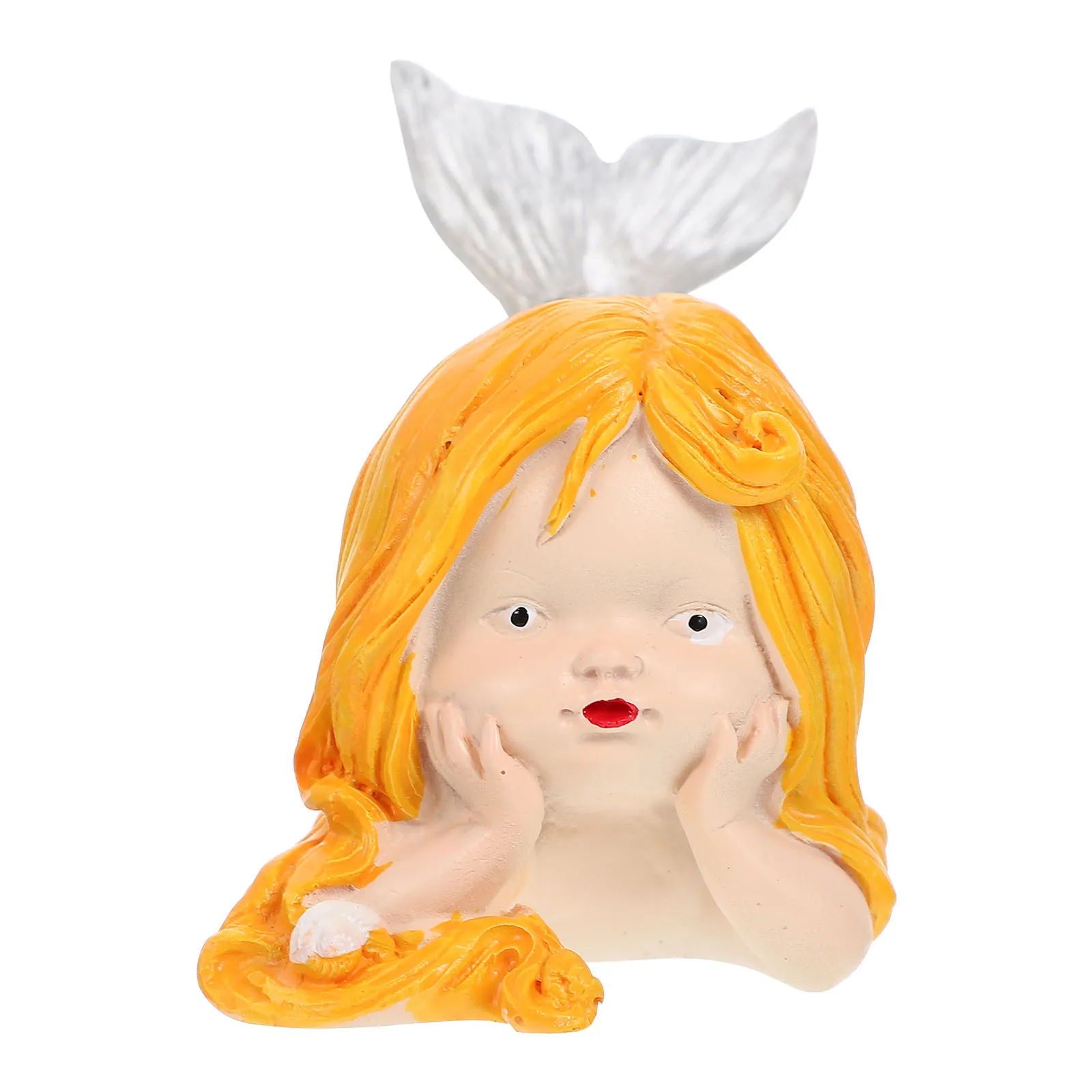 

Lifelike Mermaid Statue Fish Tank Decor Aquarium Landscape Ornament Resin Bonsai Adornment Creative Home Decor Item