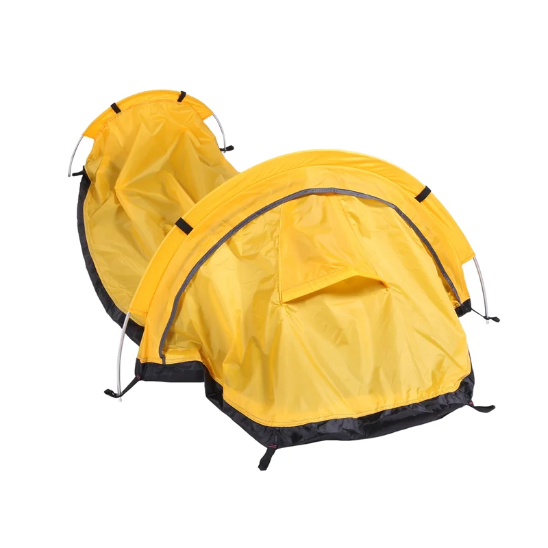 

2X Ultralight Bivvy Tent Single Person Backpacking Bivy Tent Waterproof Bivvy Sack For Outdoor Camping Survival Travel-B60B