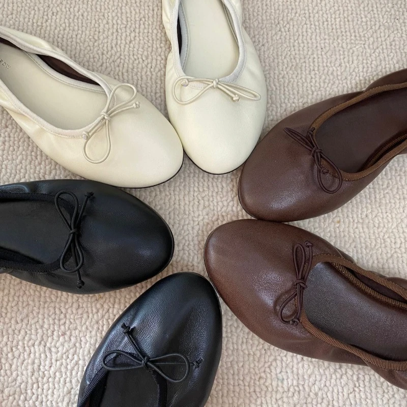 New Custom Imported Environmentally Friendly Lambskin Soft Ballet Shoes