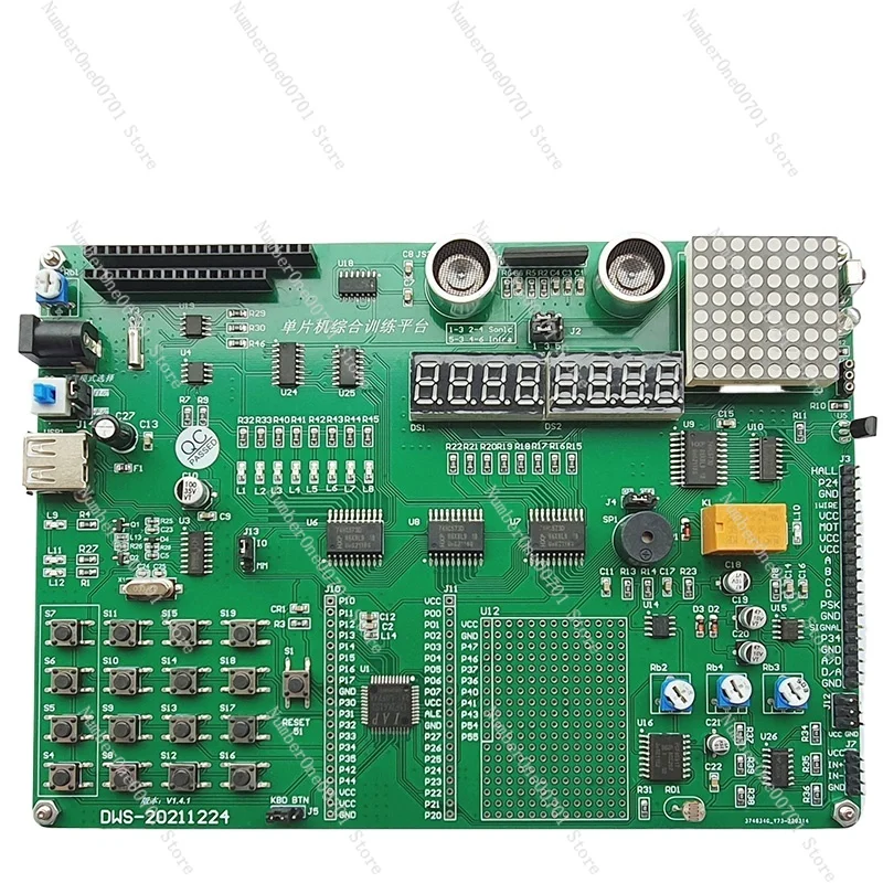 

Blue Bridge Cup MCU development board IAP15F2K61S2 new CT107D 16th 2025 competition use