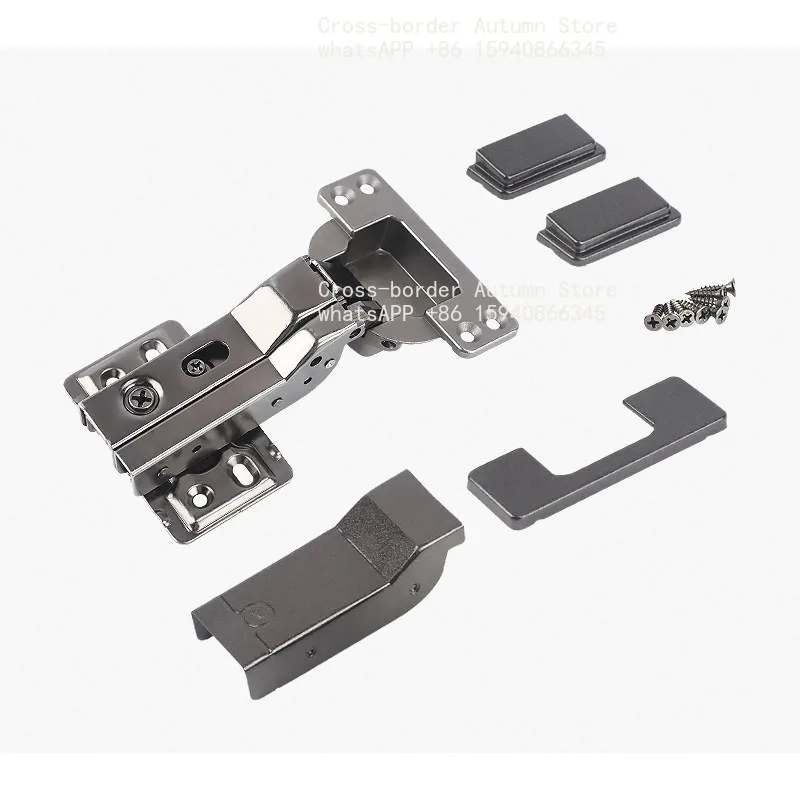 Heavy-duty hinges are suitable for high wardrobe door panels, hydraulic damping, silent buffering, hinge hardware accessories