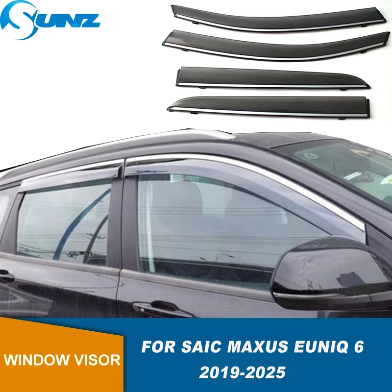 Side Window Visor For Saic Maxus Euniq 6 2019 2020 2021 2022 2023 2024 2025 Car Side Window Vent Visor Sun Rain Deflector