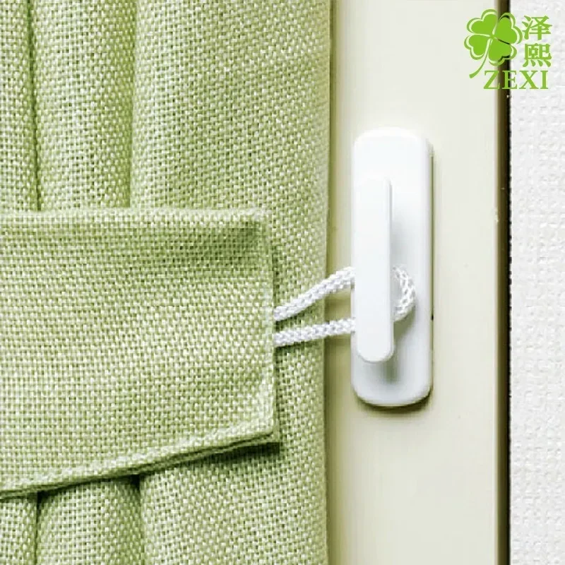 

1set Self-adhesive Wall Hook Curtain Buckle ,Curtain Hooks Buckle Accessories Room Accessories