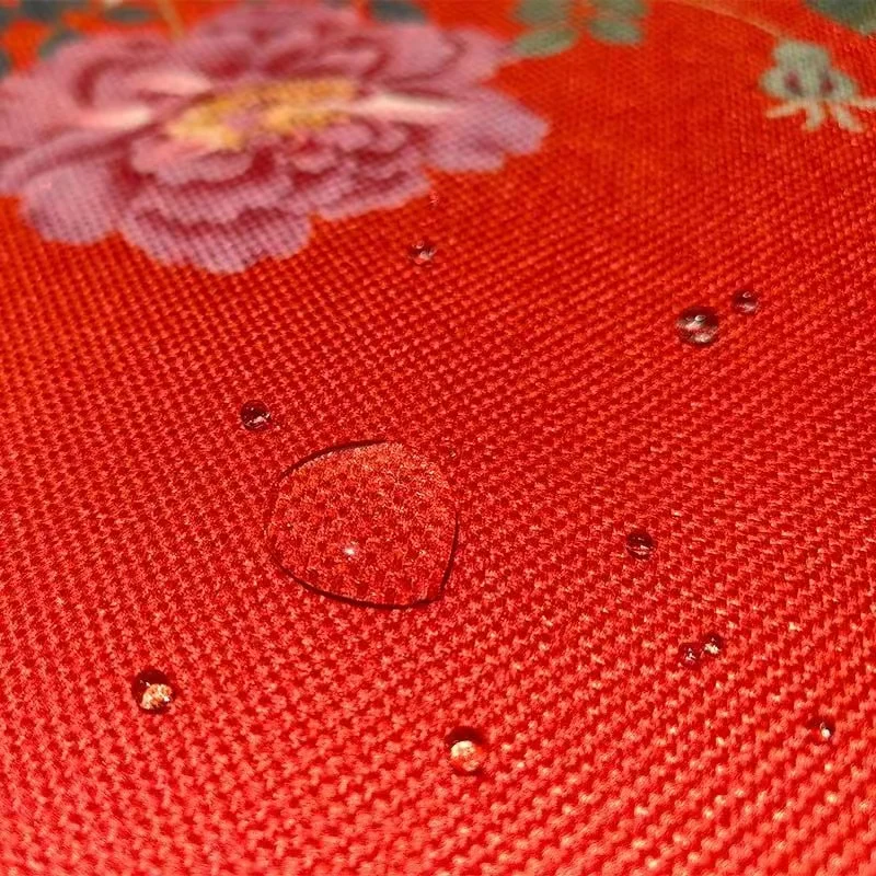 Classic Vintage Chinese Tablecloth Waterproof  Long Rectangle Zen Tea Art Table Runner Antique Hundred Flowers Table Cover