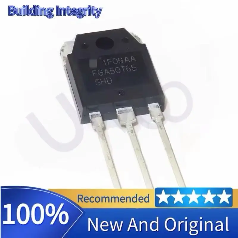 

10PCS 100%Original stock New FGA50T65SHD 50T65SHD TO3P 100A 650V IGBT