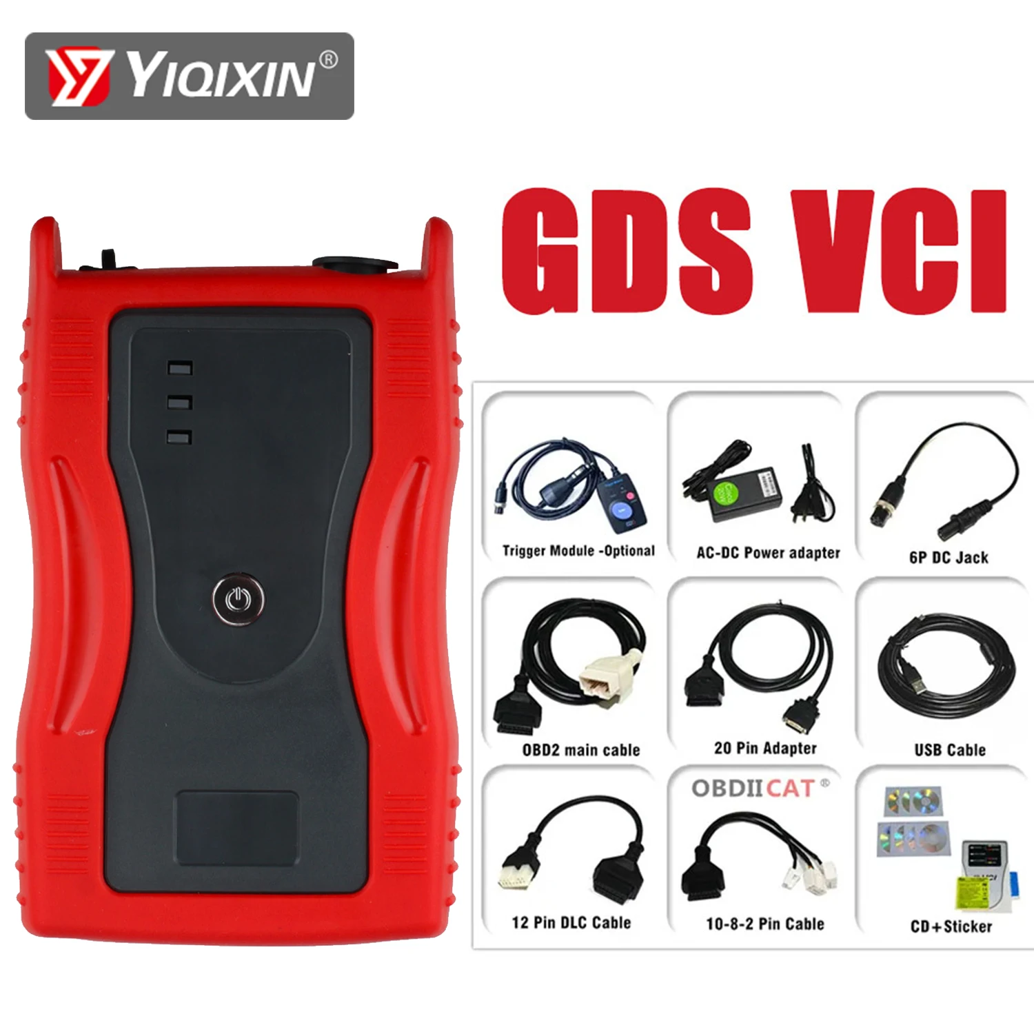 الماسح الضوئي obd2 لكيا أداة تشخيص السيارات GDS VCI اختياري الزناد وحدة الطيران سجل وظيفة HDD برمجة كاشف الاستشعار #1
