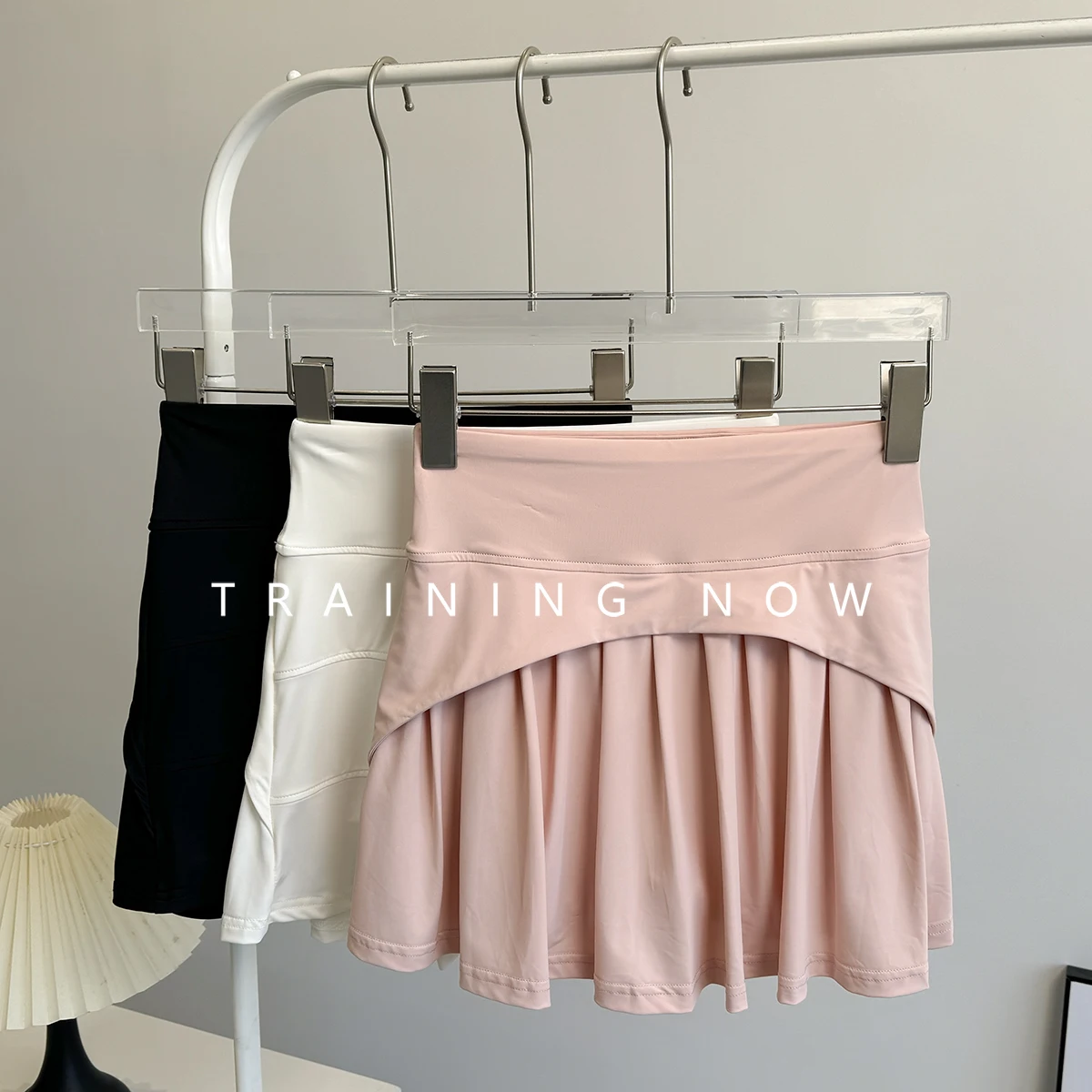 

High-value sports skirt for women in summer anti-exposure morning jogging fitness quick-drying skirt badminton yoga pleated