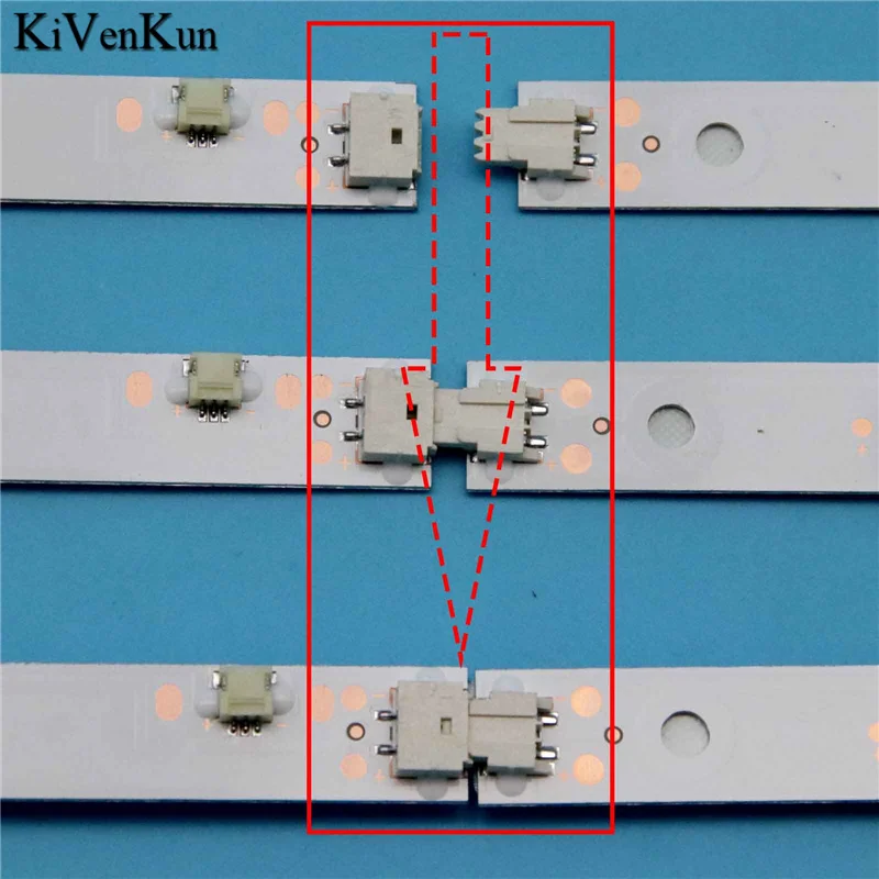 10 PCS/Set Brand New TV's LED Lamp Bars For Onn ONA50UB19E05 Backlight Strip DLED50SMD 5X8 0001 Lanes Tapes For RCA RSNMU5036-B