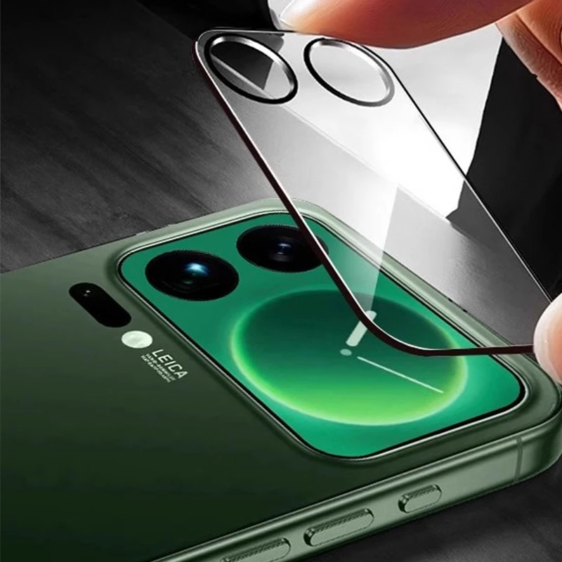 زجاج عدسة الكاميرا المنحني ثلاثي الأبعاد لهاتف Xiaomi 17 Pro Max 17 Pro غطاء كامل لعدسة الكاميرا لهاتف Xiaomi 17Pro زجاج عدسة واقية