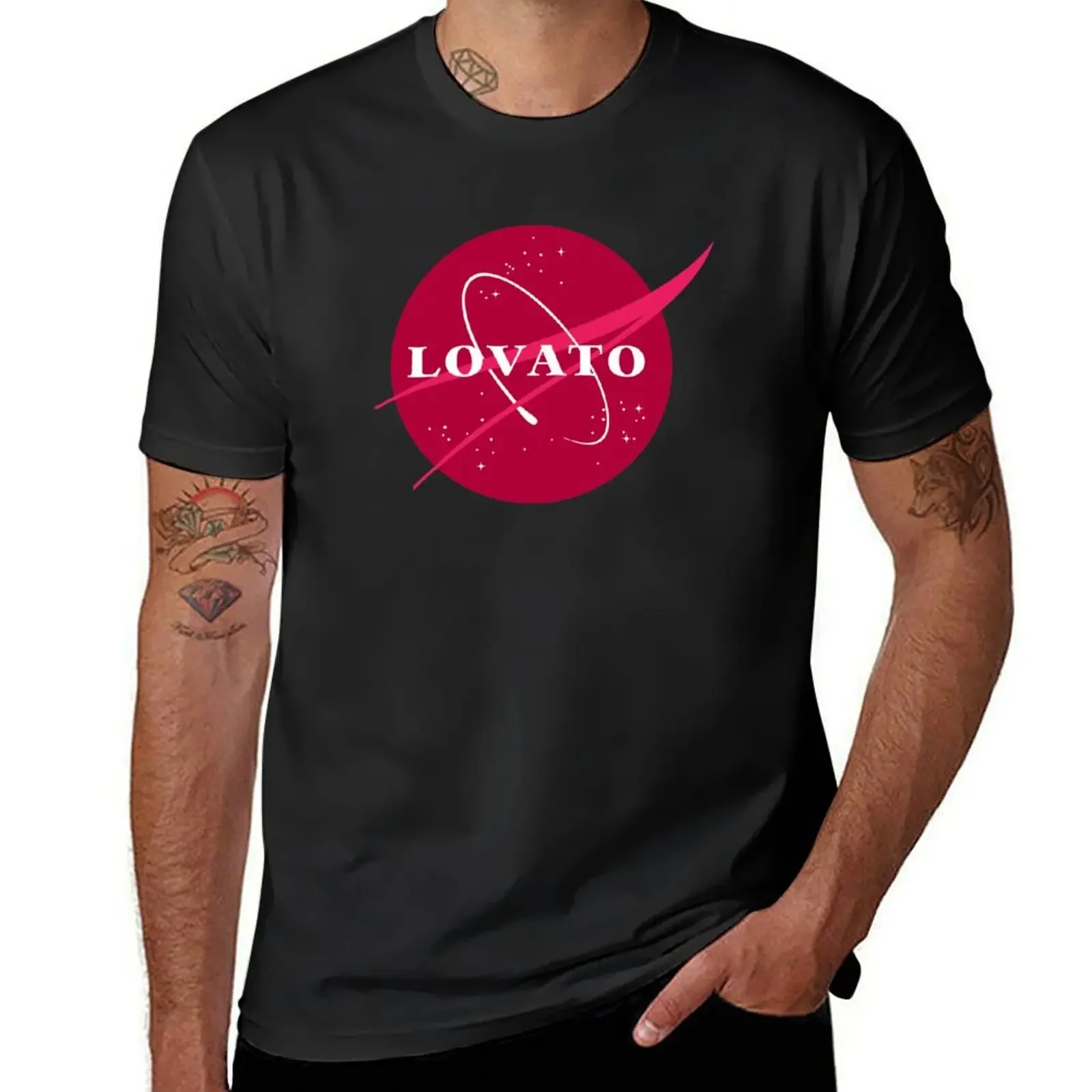 

Lovato Space' T-Shirt anime figures quick-drying heavyweight t shirts for men