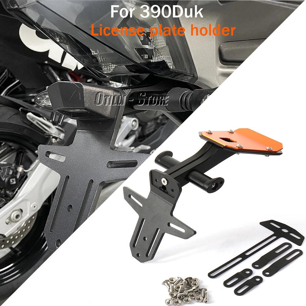 New Motorcycle accessories Tail Tidy License Plate Holder Kit short tail For 390Duke Duke 390 390DUKE 390 DUKE