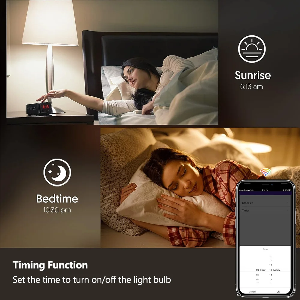 15W 18W E27 Zigbee Smart Glühbirnen RGB E27 Led-lampe AC100-240V Smart Home Zigbee Lampe Funktioniert mit Alexa Google Home Smartthings – Detail 3